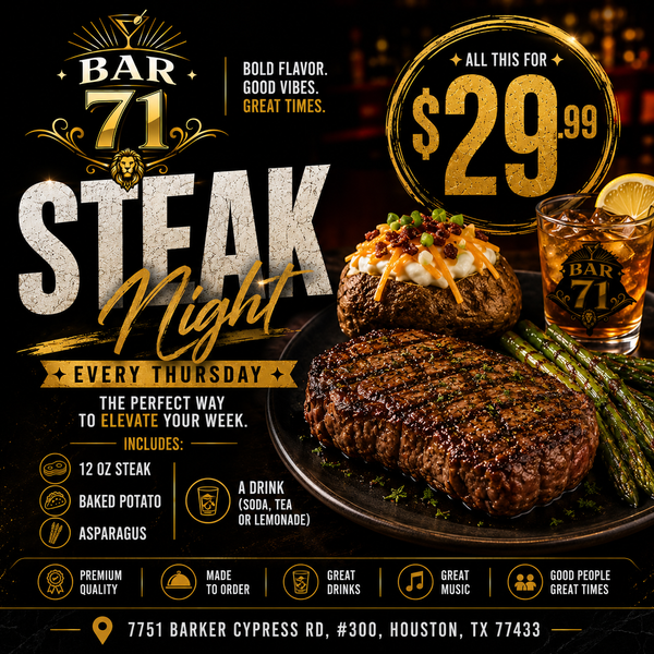 🍽️ PRE-ORDER YOUR PLATE AT BAR71!